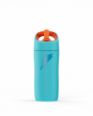 Blue Gatorade Rookie Stainless Steel Water Bottle (12 oz) UK | JYRSQE148