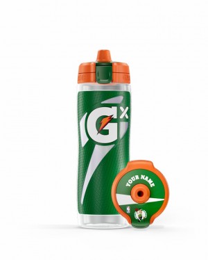 Boston Celtics Gatorade Gx NBA Water Bottle (30 oz) Bundle UK | UJFDEH314