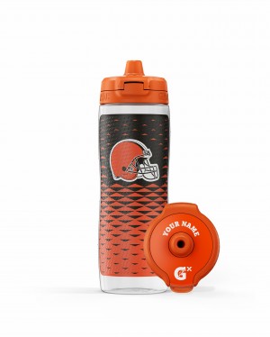 Cleveland Browns Gatorade NFL Gx Water Bottle (30 oz) Bundle UK | QLWKYH846