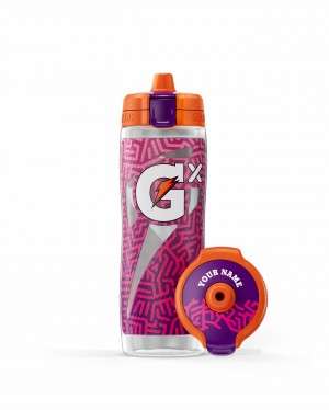 Fractal Magenta Gatorade Gx Exclusive Water Bottle (30 oz) Bundle UK | HDJLFM168