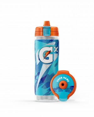 Glitch Frost Gatorade Gx Exclusive Water Bottle (30 oz) Bundle UK | XNOUCM597