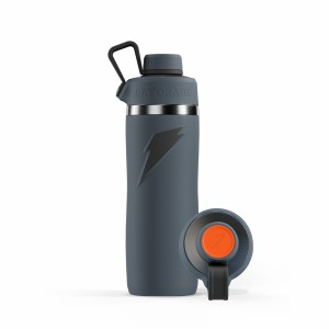 Graphite Gatorade Overtime Stainless Steel Water Bottle (Screw Cap) Bundle 22oz UK | LJCRFN264