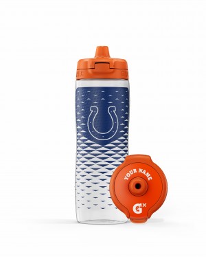 Indianapolis Colts Gatorade NFL Gx Water Bottle (30 oz) Bundle UK | EFJLMT729