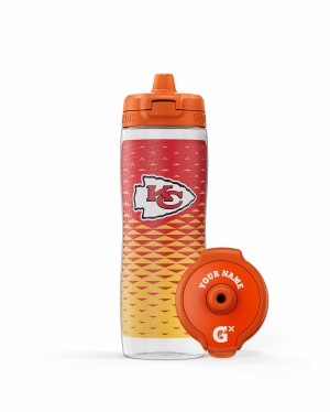 Kansas City Chiefs Gatorade NFL Gx Water Bottle (30 oz) Bundle UK | EWDMRS052