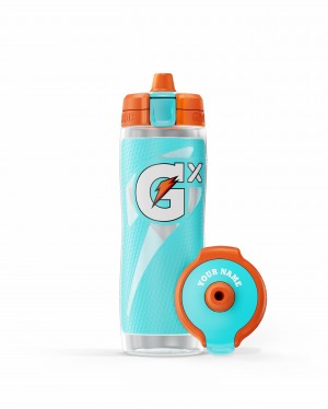 Neon Blue Gatorade Gx Water Bottle (30 oz) Bundle UK | HEBTMC149