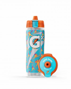 Neon Blue Gatorade Serena Williams Gx Collaboration Bottle (30 oz) Bundle UK | ONPKBG053