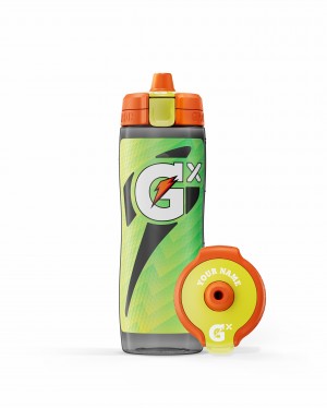 Neon Green Gatorade Gx Momentum Water Bottle (30 oz) Bundle UK | VBQUTC352