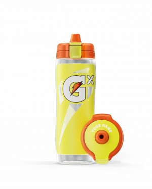 Neon Yellow Gatorade Gx Water Bottle (30 oz) Bundle UK | UIKMQZ539