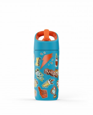 Teal Gatorade Rookie Stainless Steel Water Bottle (12 oz) UK | SJFVHE170