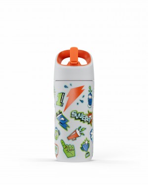 White Gatorade Rookie Stainless Steel Water Bottle (12 oz) UK | TQCPAW132