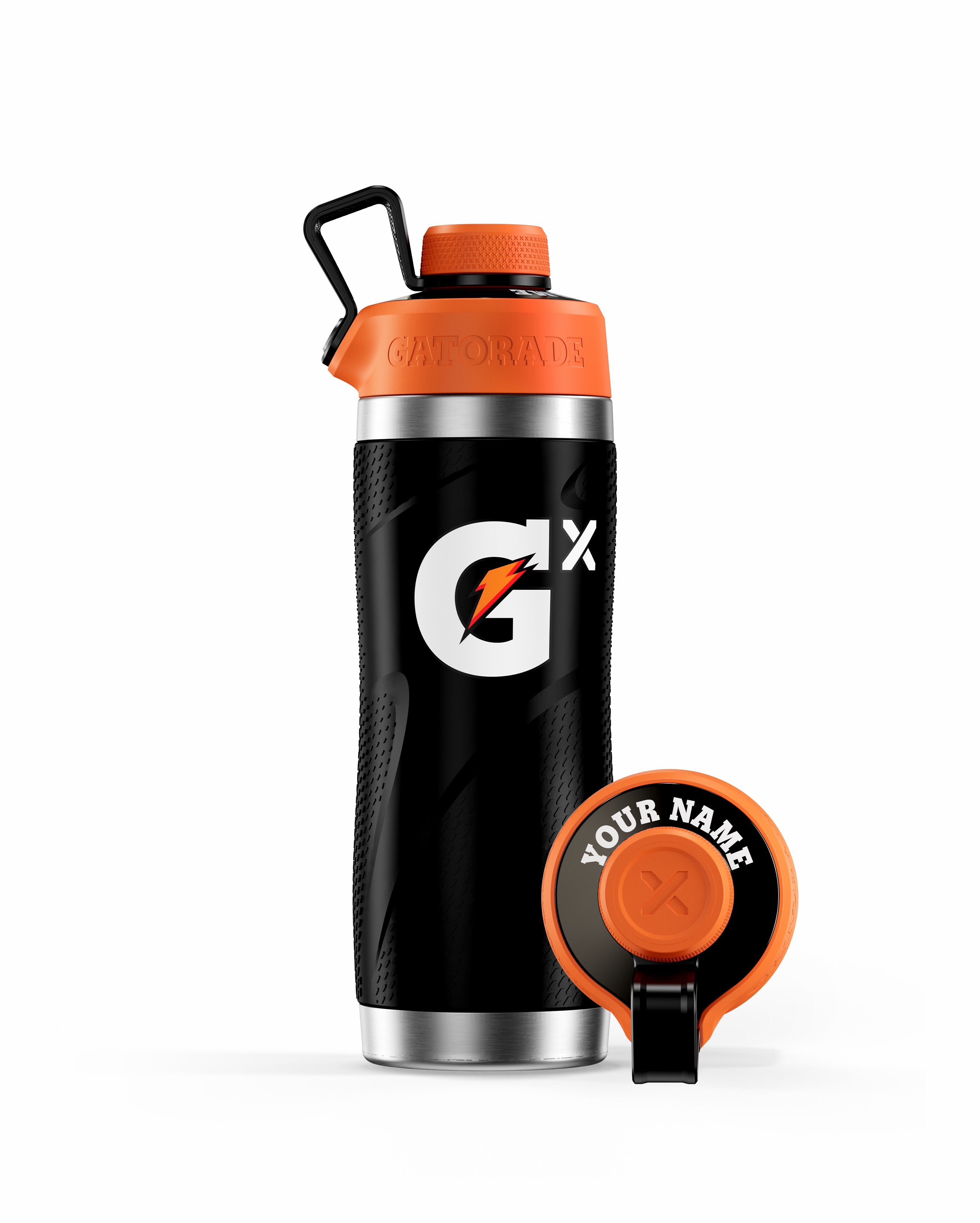 Black Gatorade Gx Stainless Steel Bottle Bundle (32 oz) UK | LIAQNP456