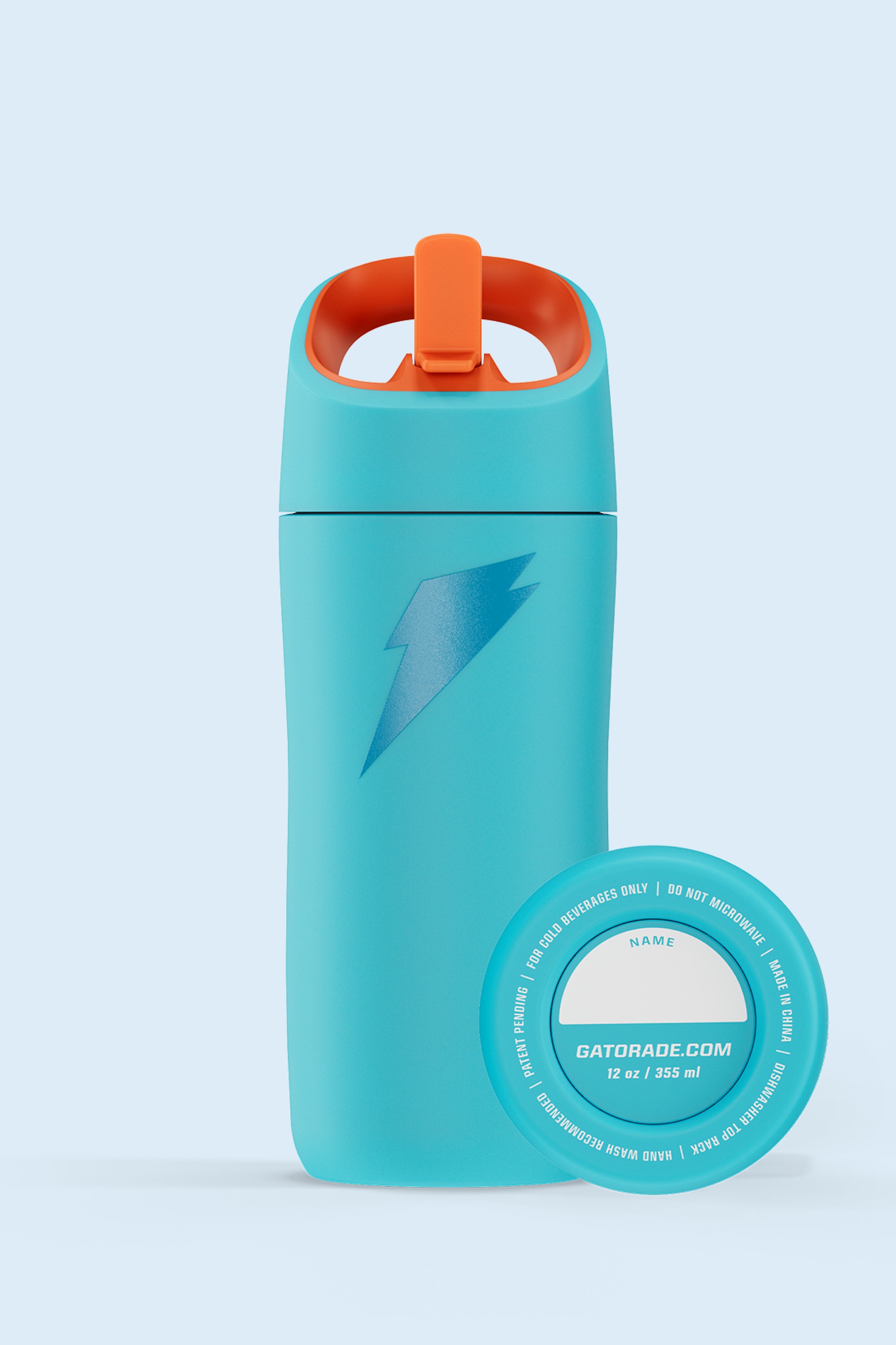 Blue Gatorade Rookie Stainless Steel Water Bottle (12 oz) UK | JYRSQE148