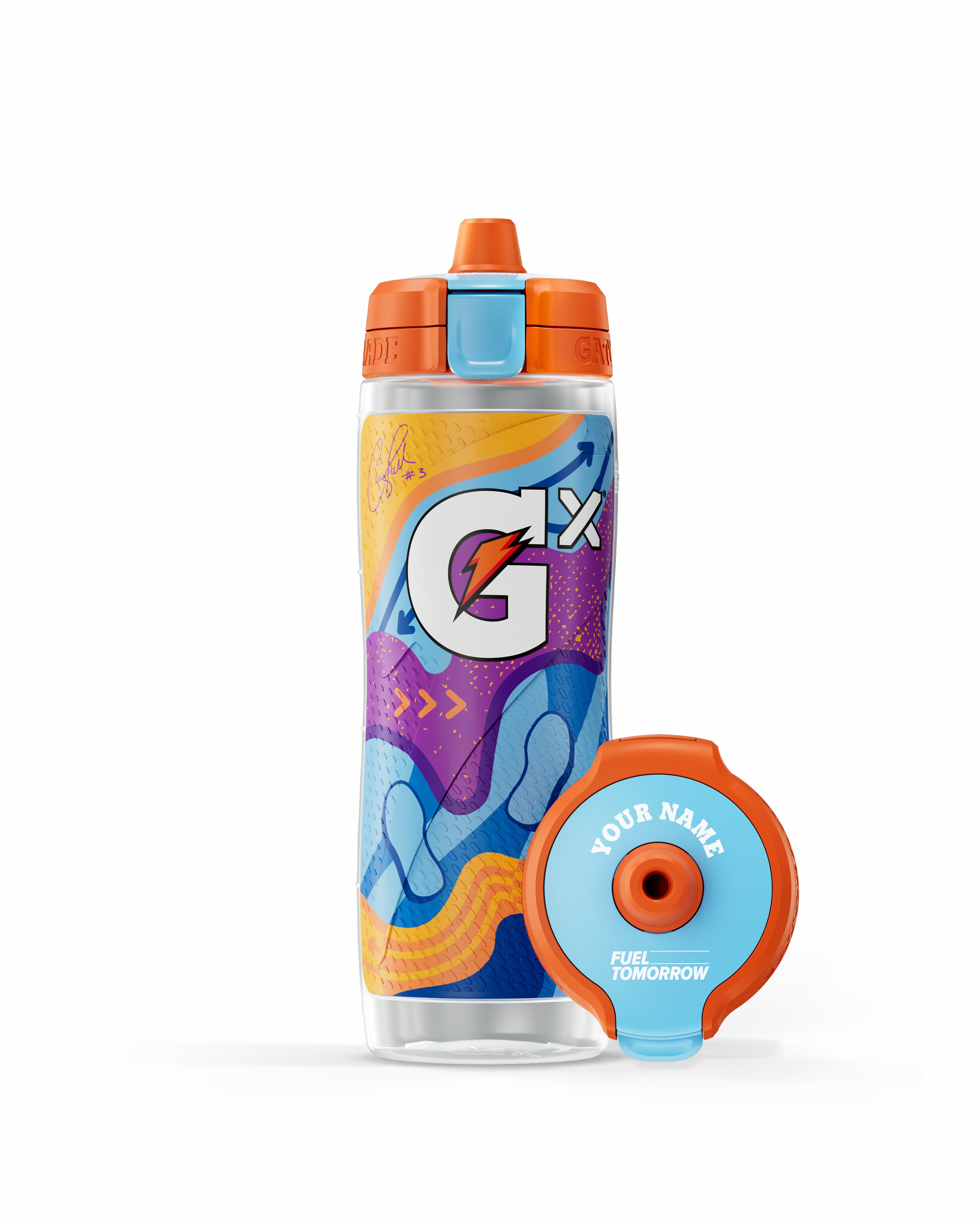 Candace Parker Gatorade Candace Parker Gx Collaboration Water Bottle (30 oz) Bundle UK | FCNJUI635