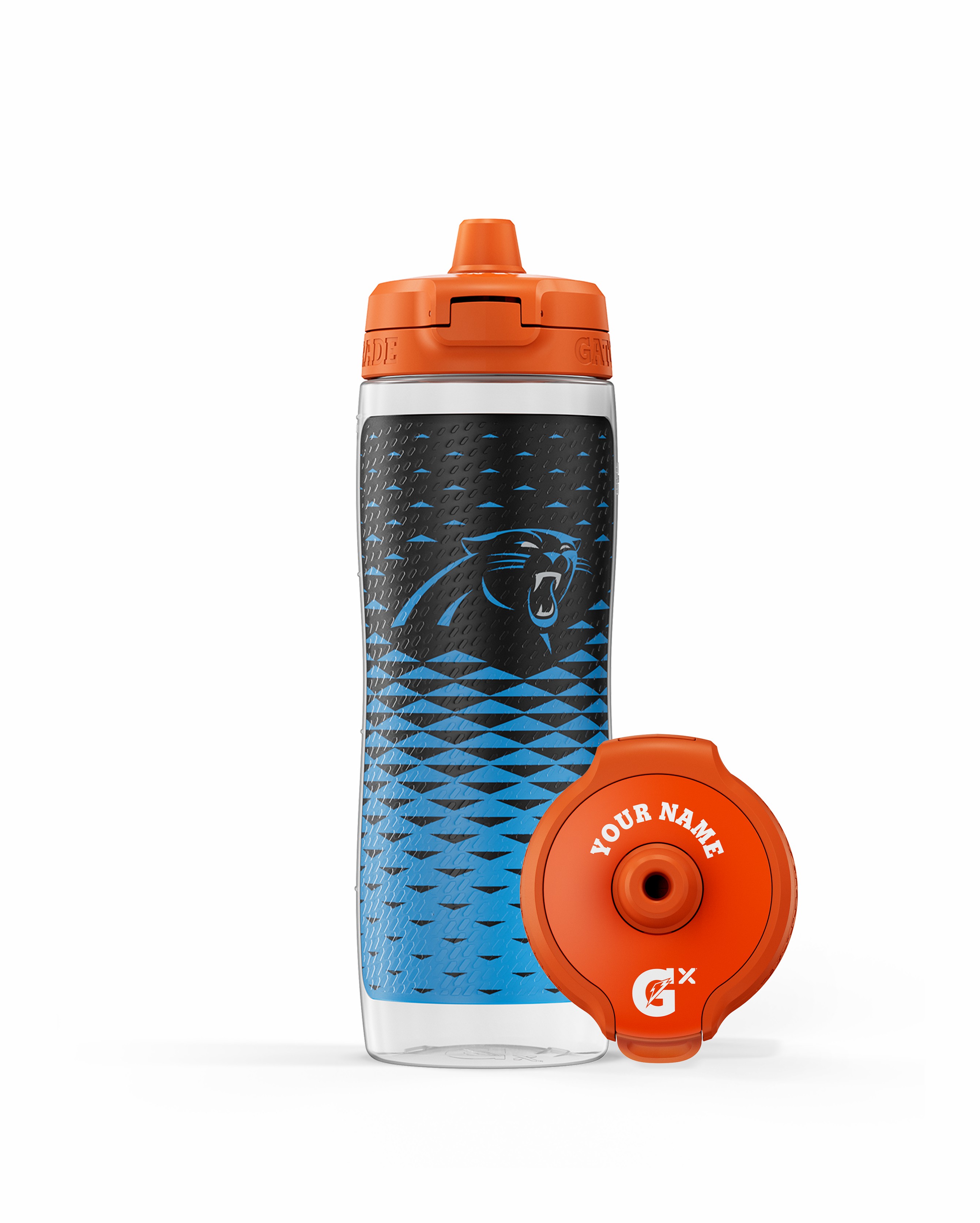 Carolina Panthers Gatorade NFL Gx Water Bottle (30 oz) Bundle UK | SQWRVA258