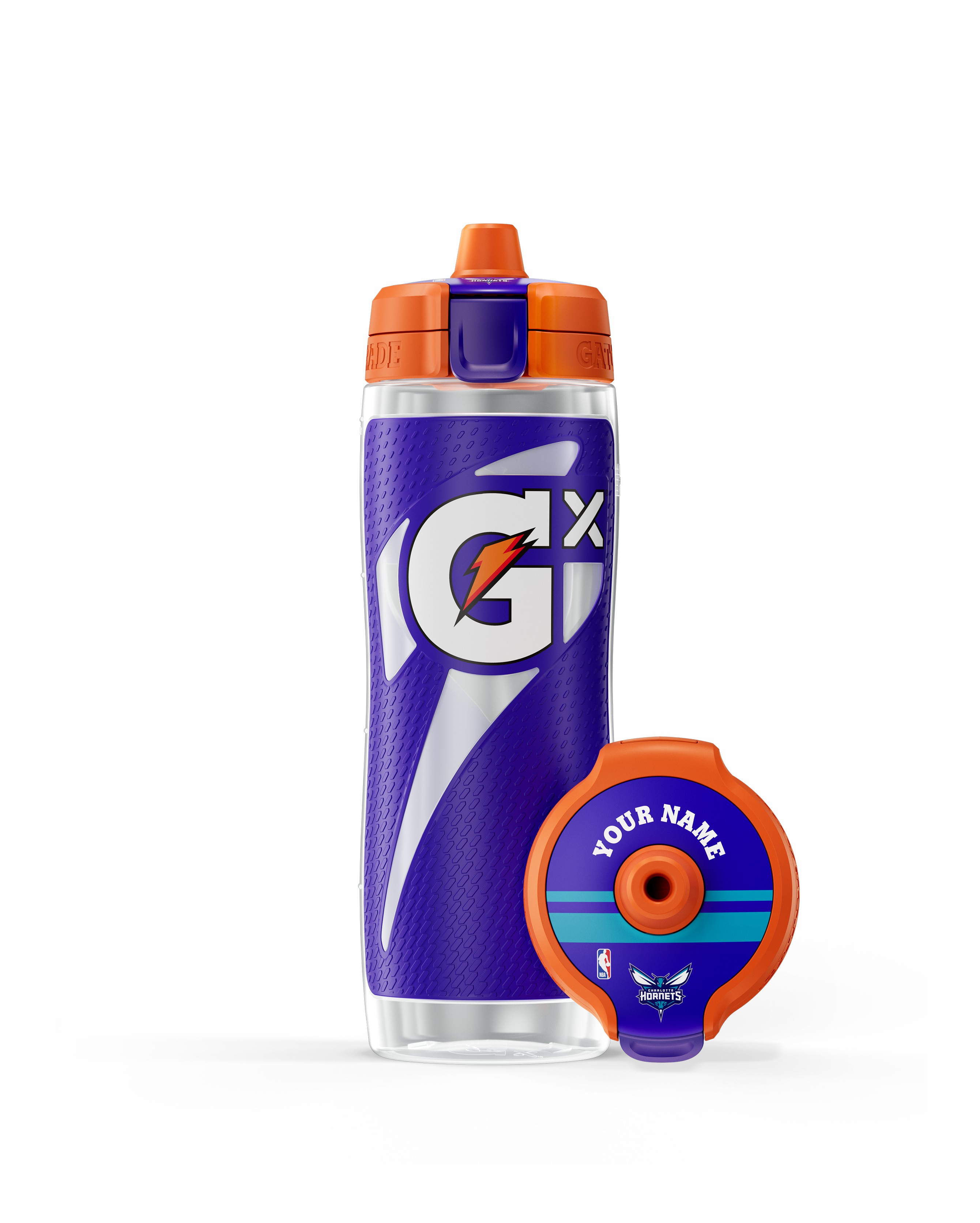 Charlotte Hornets Gatorade Gx NBA Water Bottle (30 oz) Bundle UK | RLNJPH285