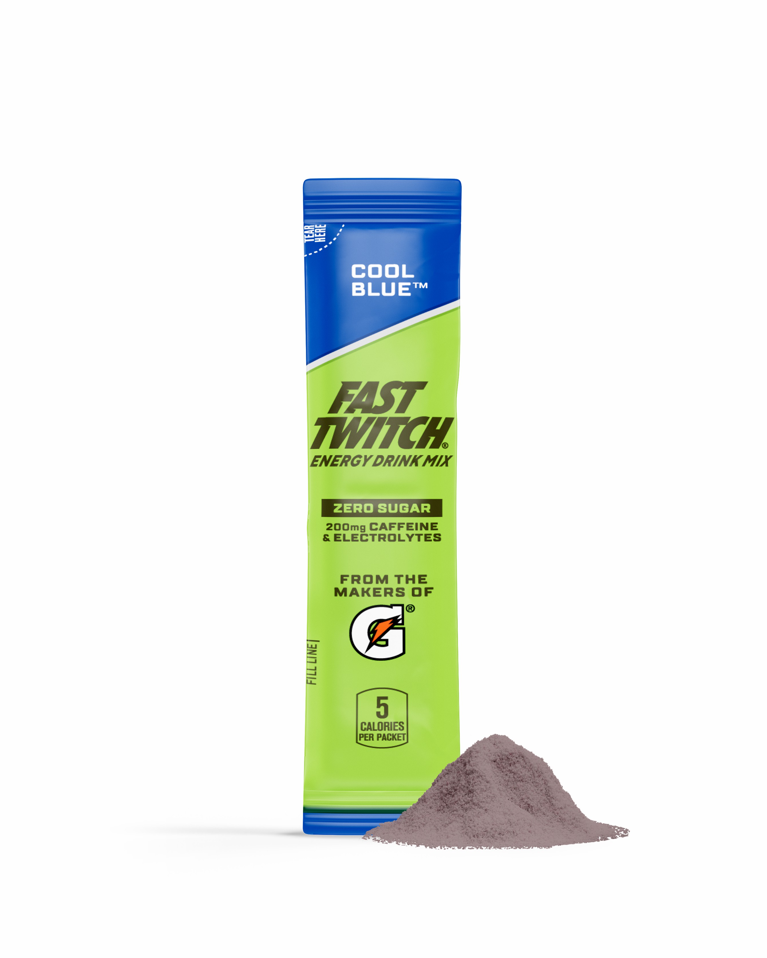 Cool Blue Gatorade Fast Twitch Powder Sticks (40 sticks) UK | LJSNAW703