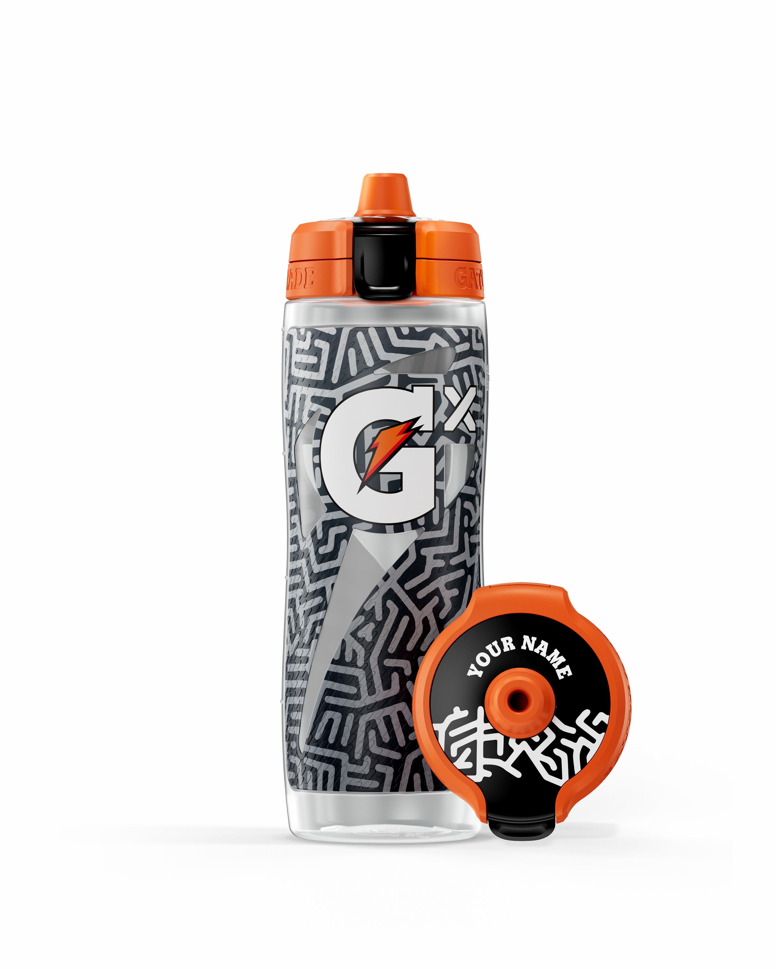 Fractal Graphite Gatorade Gx Exclusive Water Bottle (30 oz) Bundle UK | ZDUNKG231