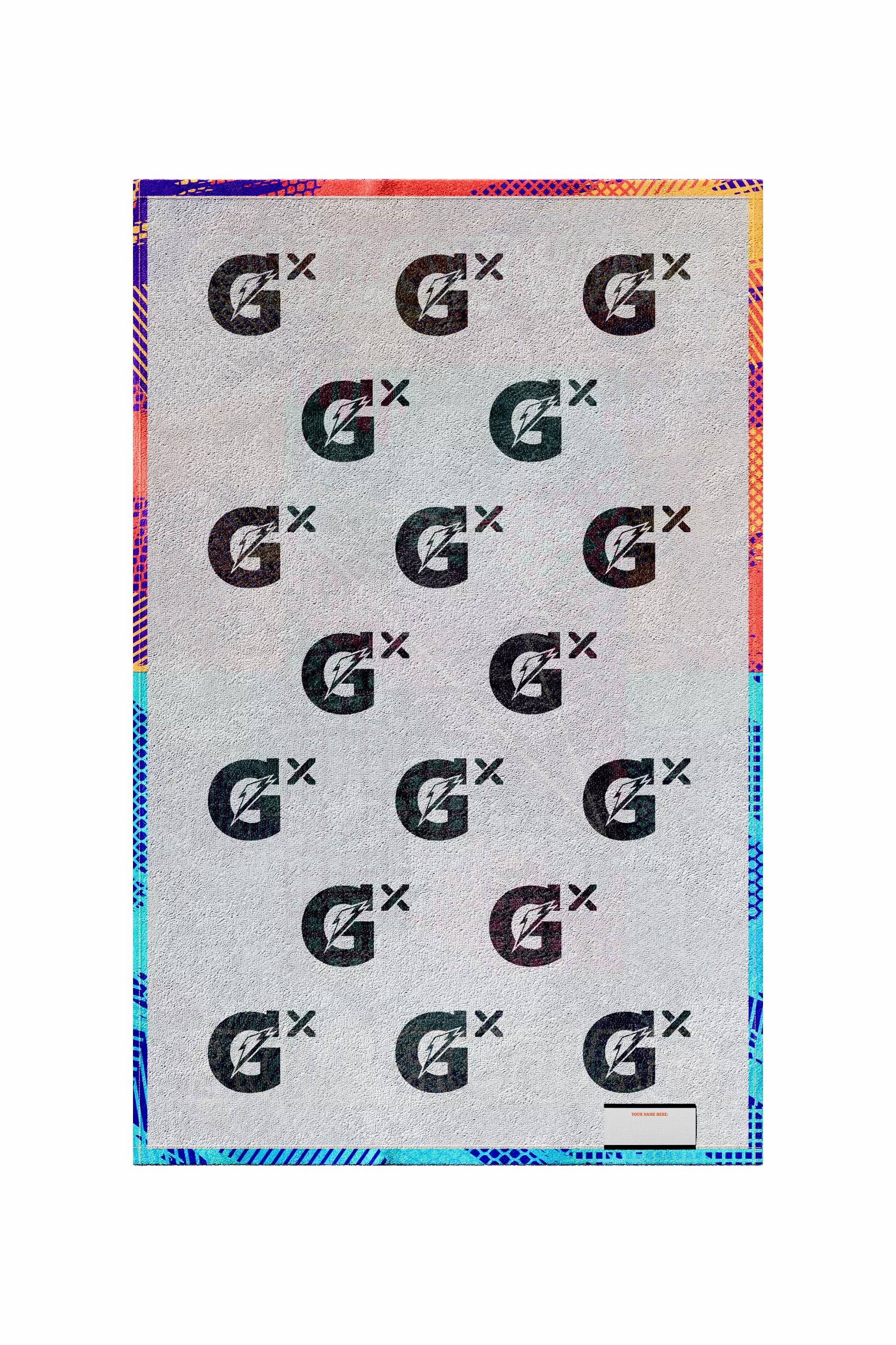 Frosted Berry Gatorade Glitched Towel UK | KOXQMD796