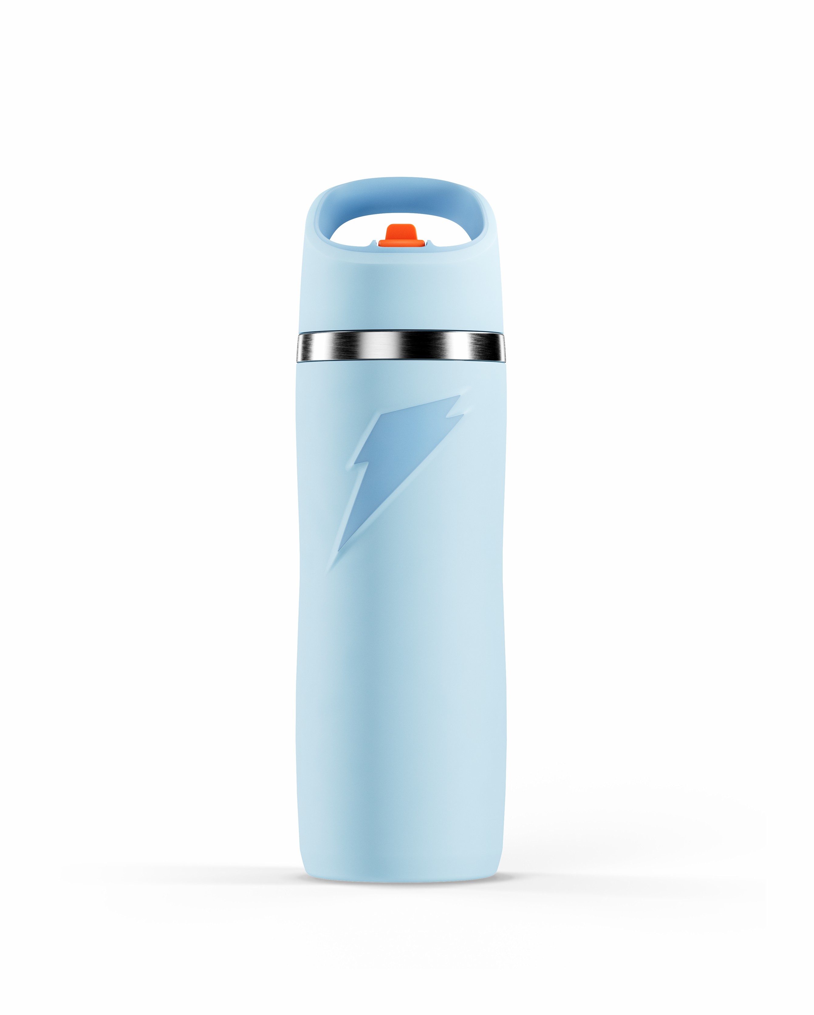 Light Blue Gatorade Overtime Stainless Steel Water Bottle (Straw Cap) Bundle 22oz UK | GHKIOR240