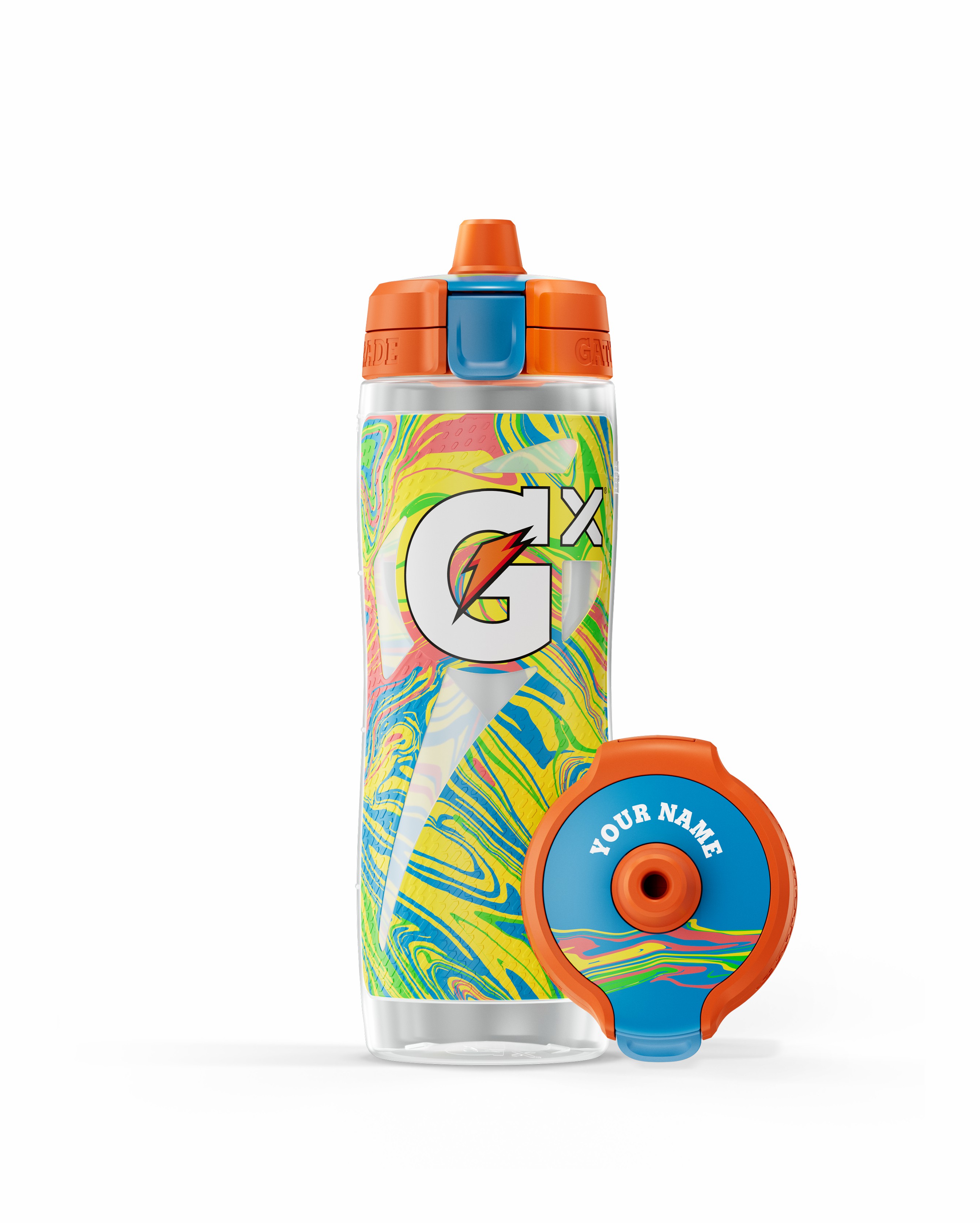 Marble Neon Gatorade Gx Exclusive Water Bottle (30 oz) Bundle UK | UKQJGI809