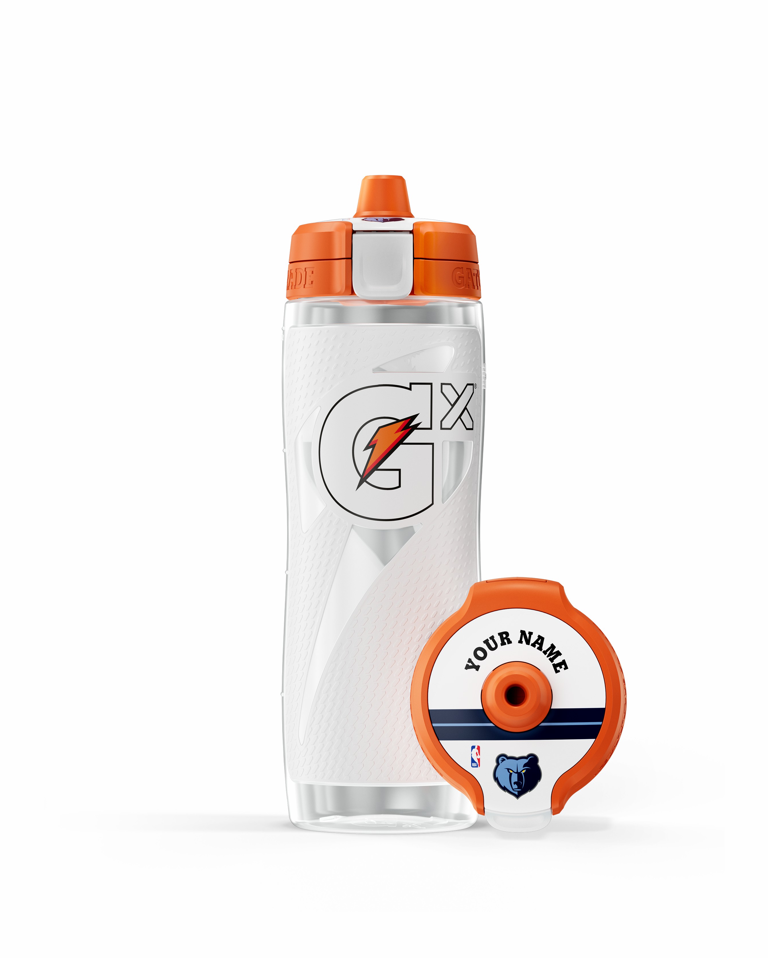 Memphis Grizzlies Gatorade Gx NBA Water Bottle (30 oz) Bundle UK | MUWYRH250