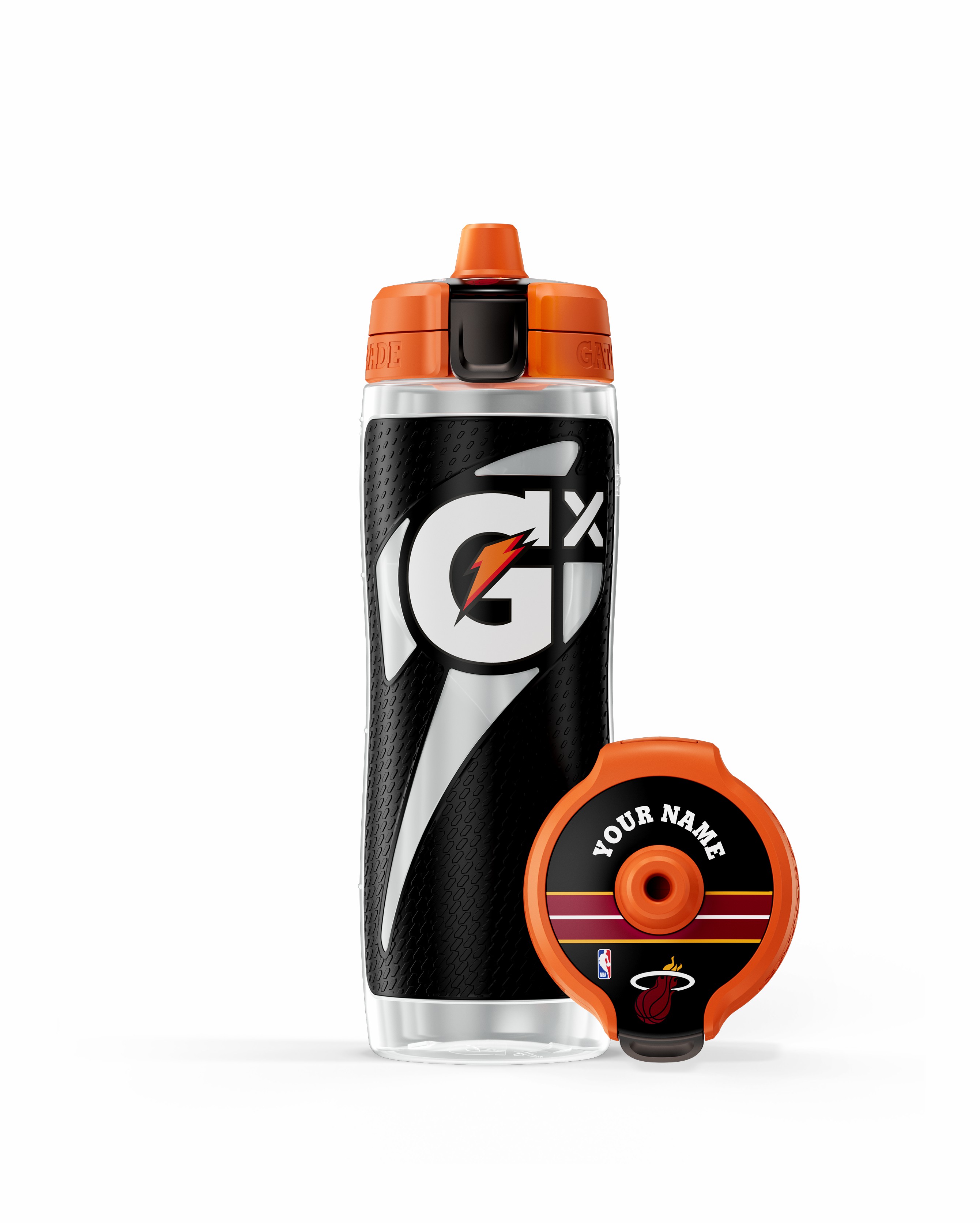 Miami Heat Gatorade Gx NBA Water Bottle (30 oz) Bundle UK | MZHVIK514