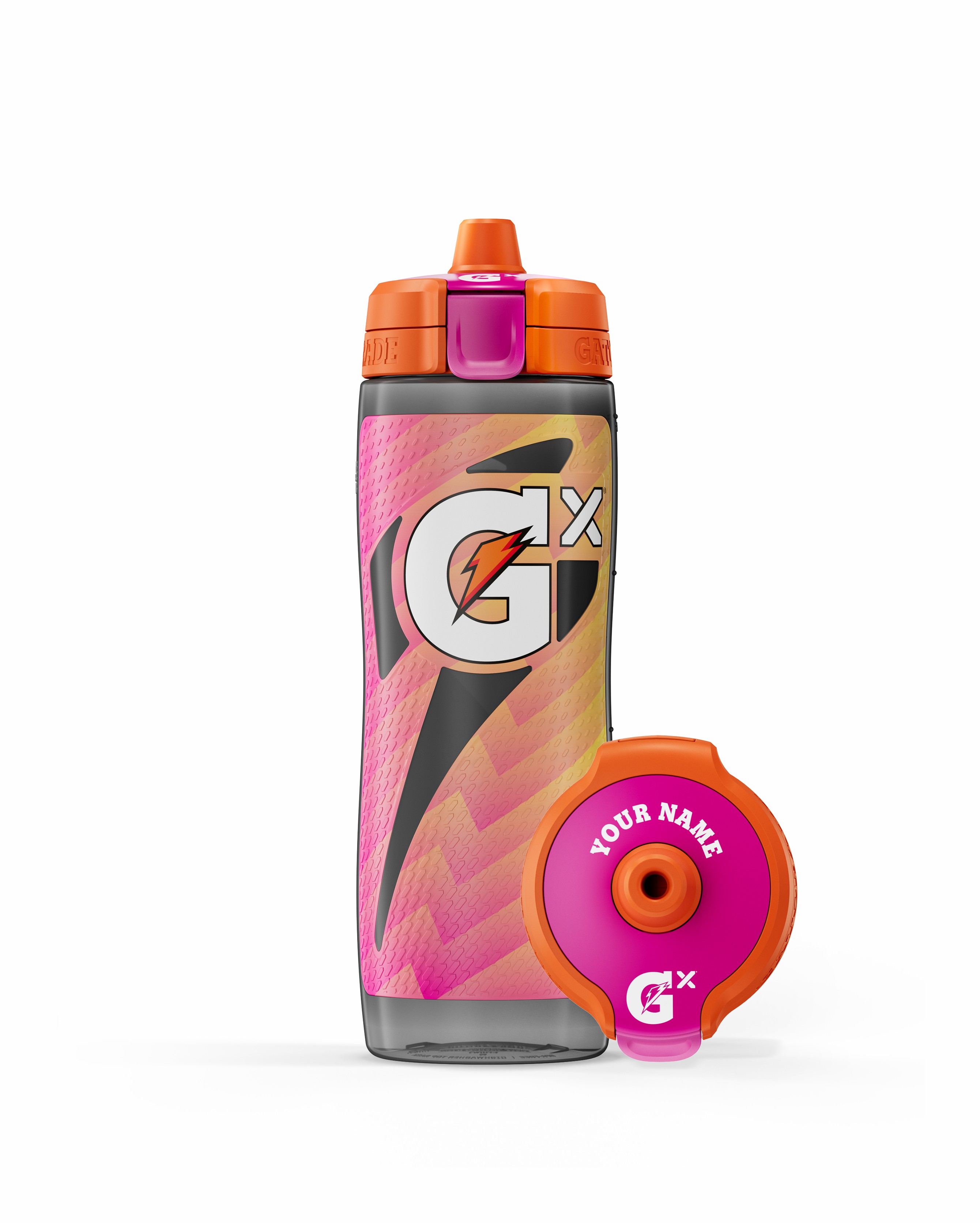 Neon Pink Gatorade Gx Momentum Water Bottle (30 oz) Bundle UK | GZWBXY941