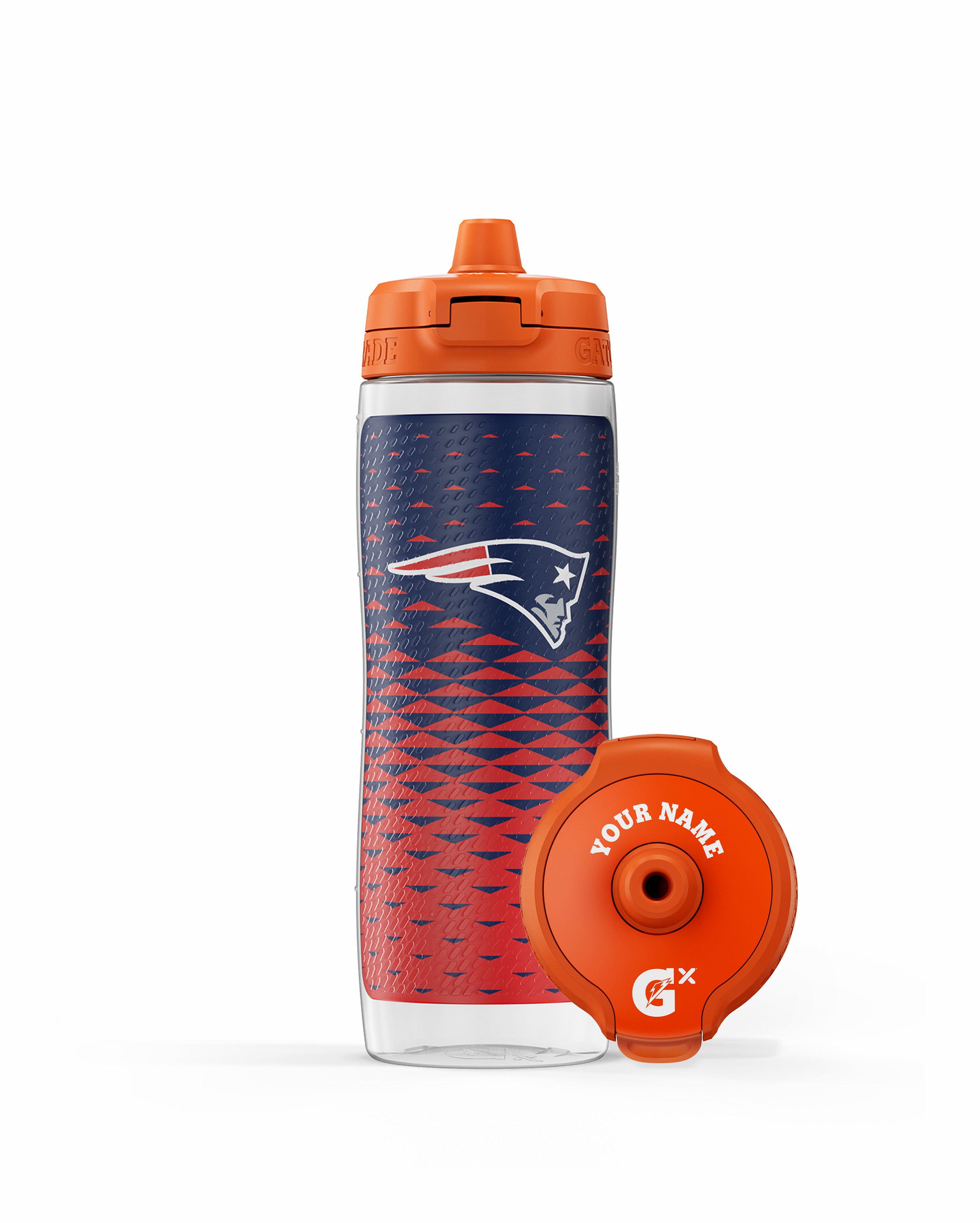 New England Patriots Gatorade NFL Gx Water Bottle (30 oz) Bundle UK | OWSDBU172