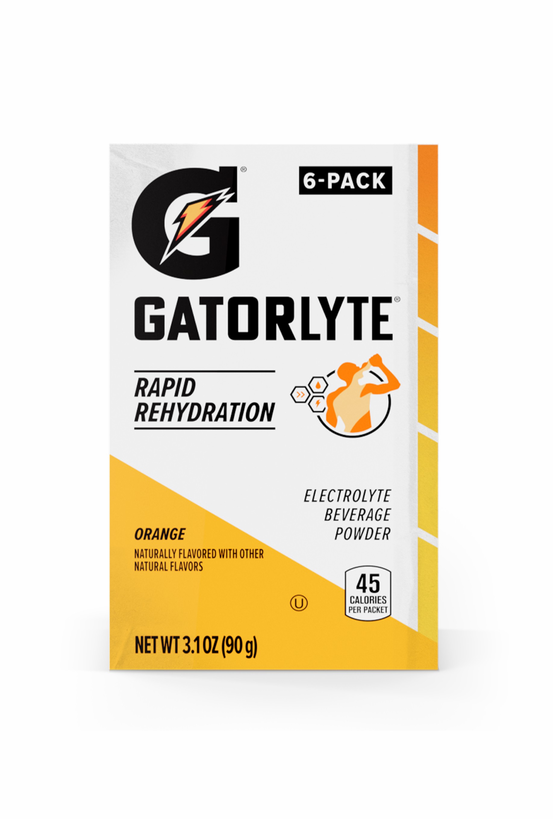 Orange Gatorade Gatorlyte Powder (48 sticks) UK | VCYGOL893