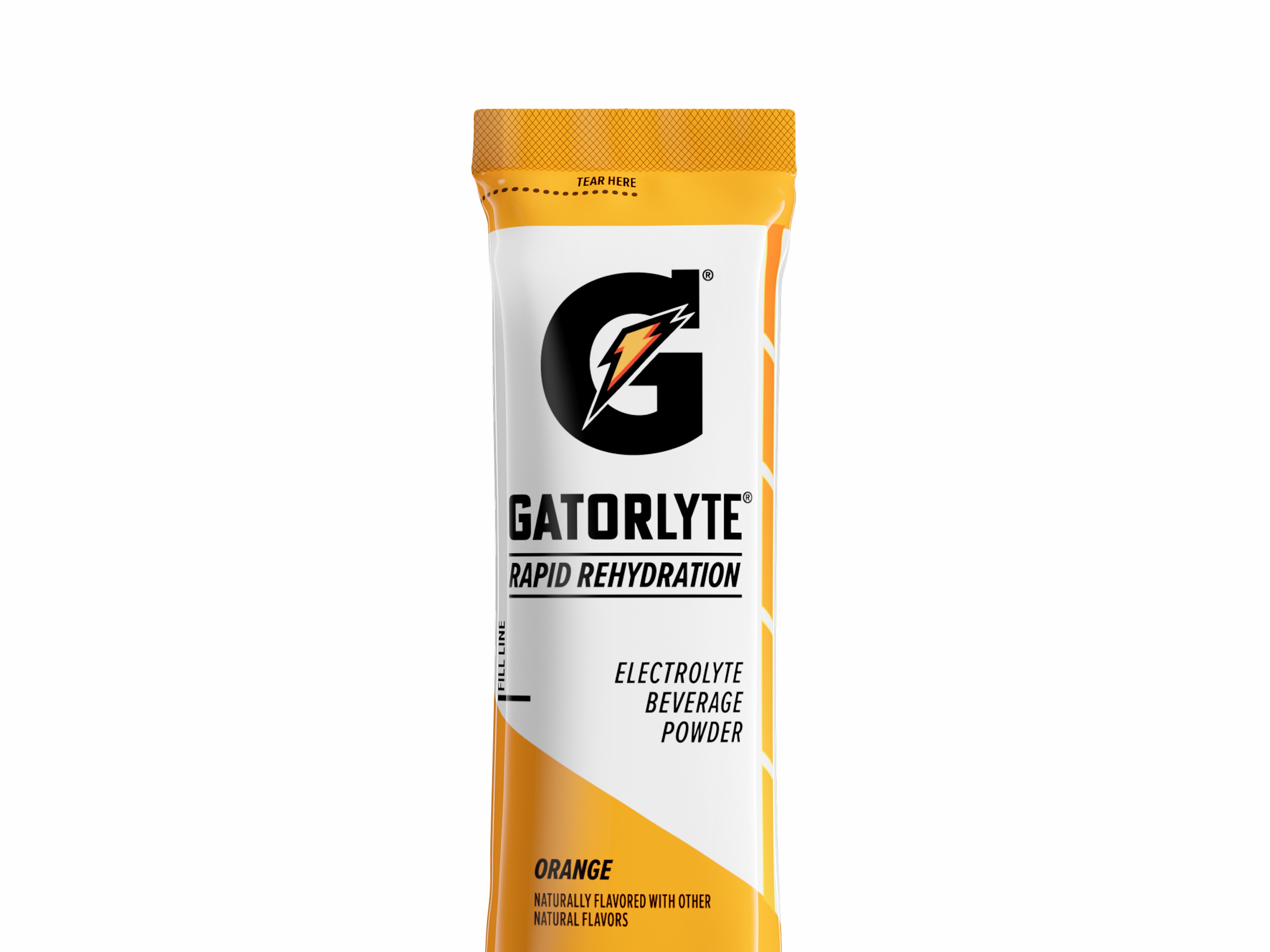 Orange Gatorade Gatorlyte Powder (48 sticks) UK | VCYGOL893