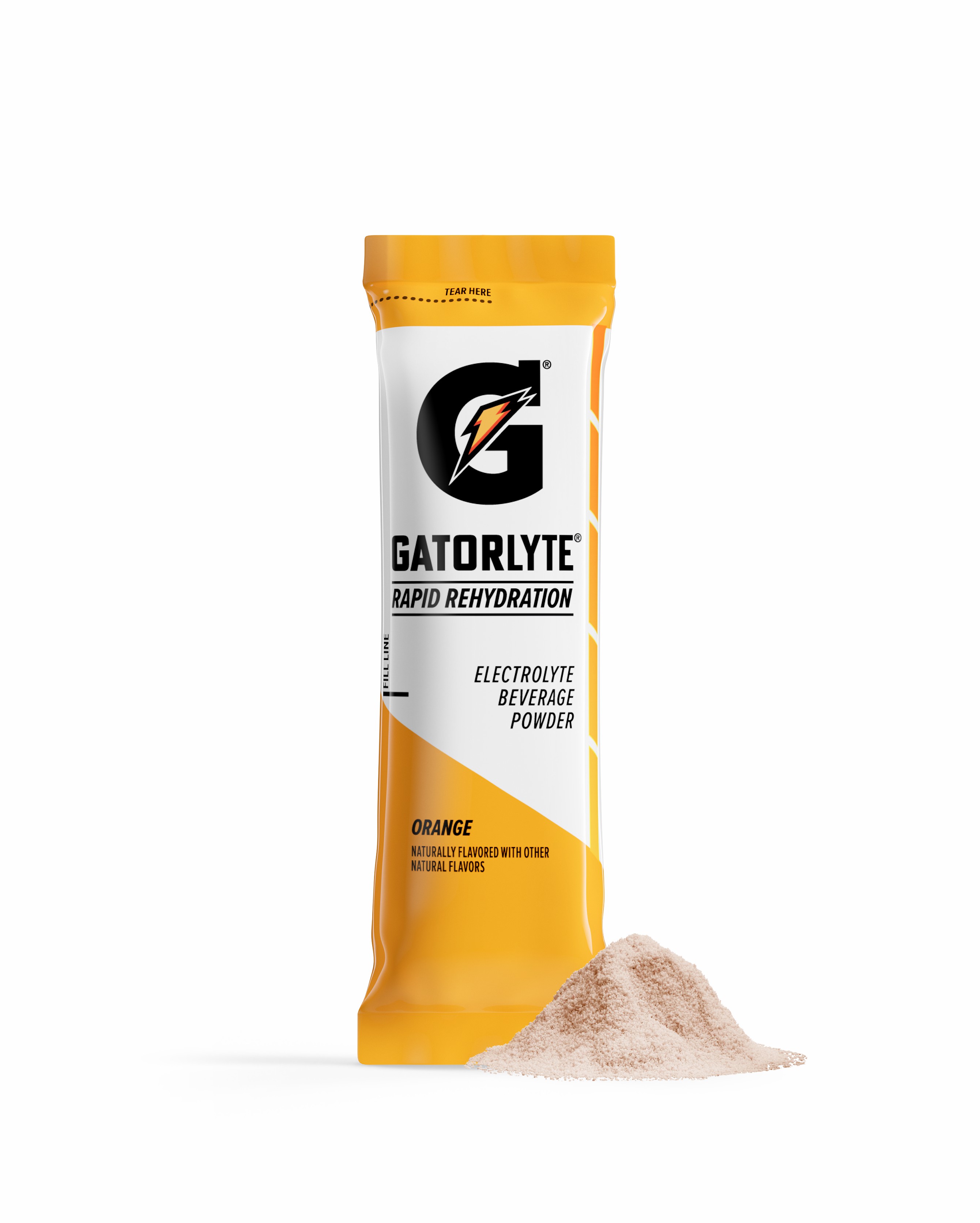 Orange Gatorade Gatorlyte Powder (48 sticks) UK | VCYGOL893