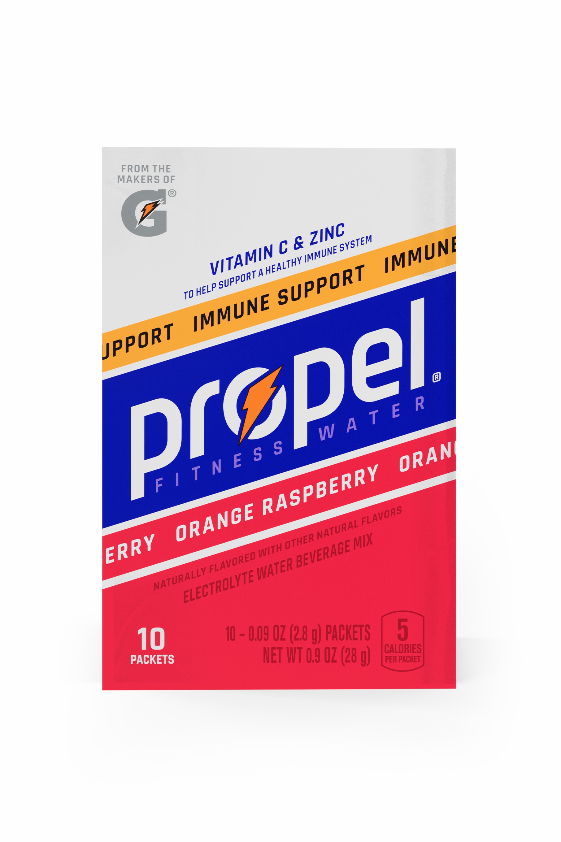 Orange Raspberry Gatorade Propel Immune Support Powder (30 sticks) UK | KTWDHN857