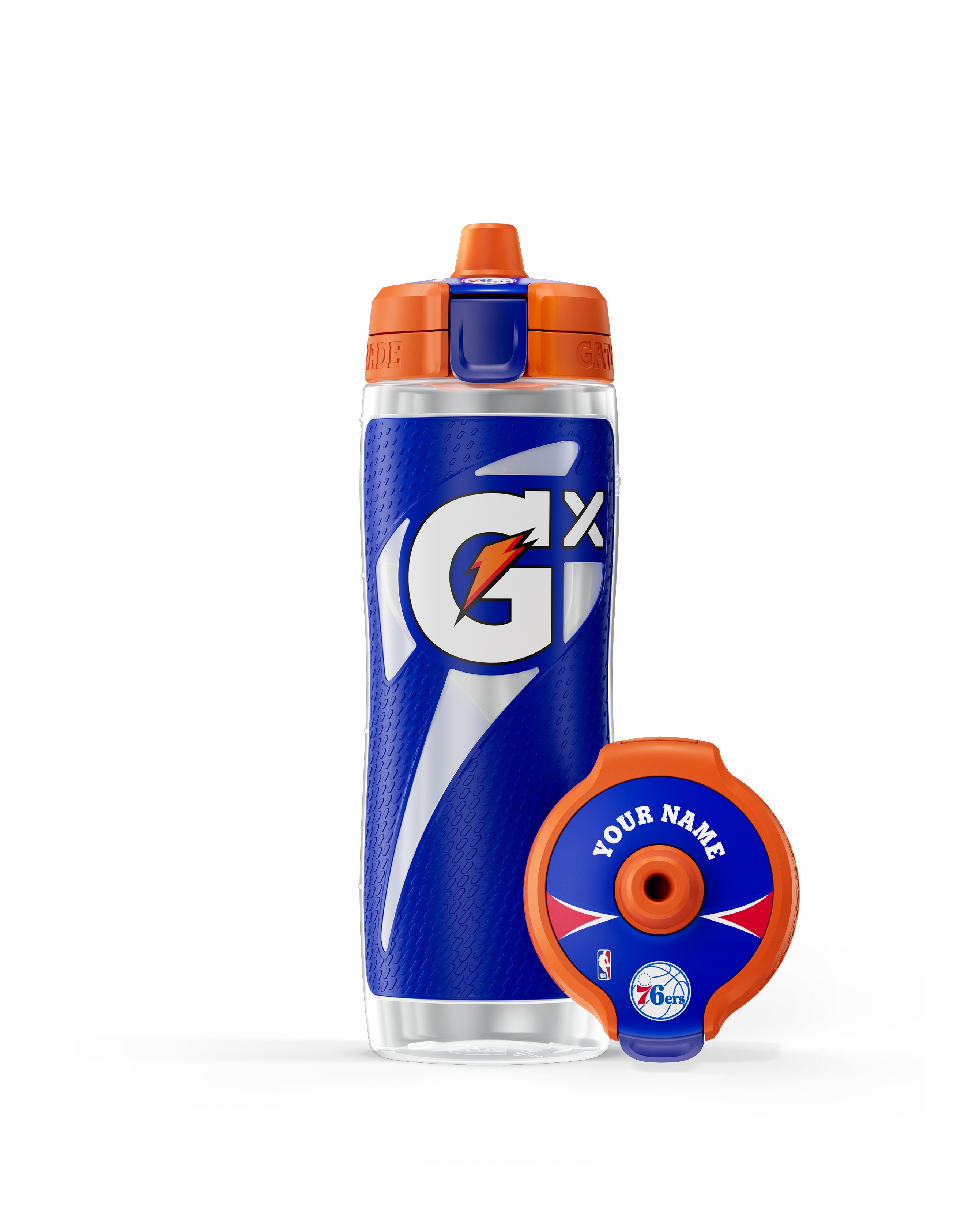 Philadelphia 76ers Gatorade Gx NBA Water Bottle (30 oz) Bundle UK | WCMIYK429