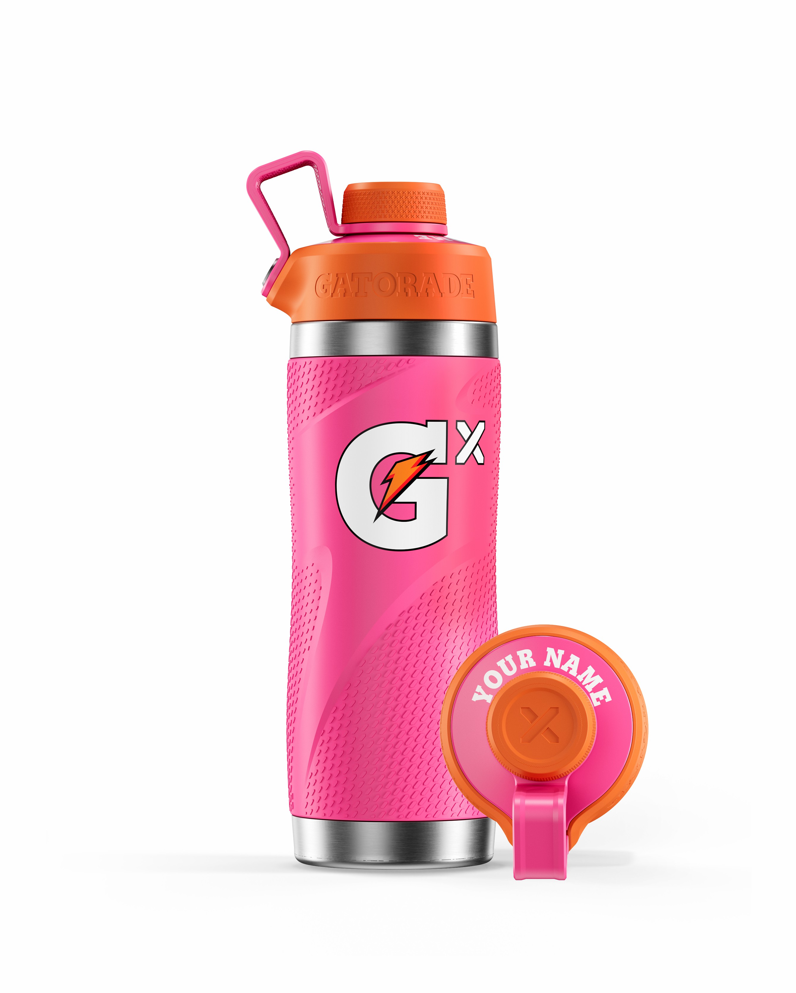 Pink Gatorade Gx Stainless Steel Bottle Bundle (32 oz) UK | IMJHBT147