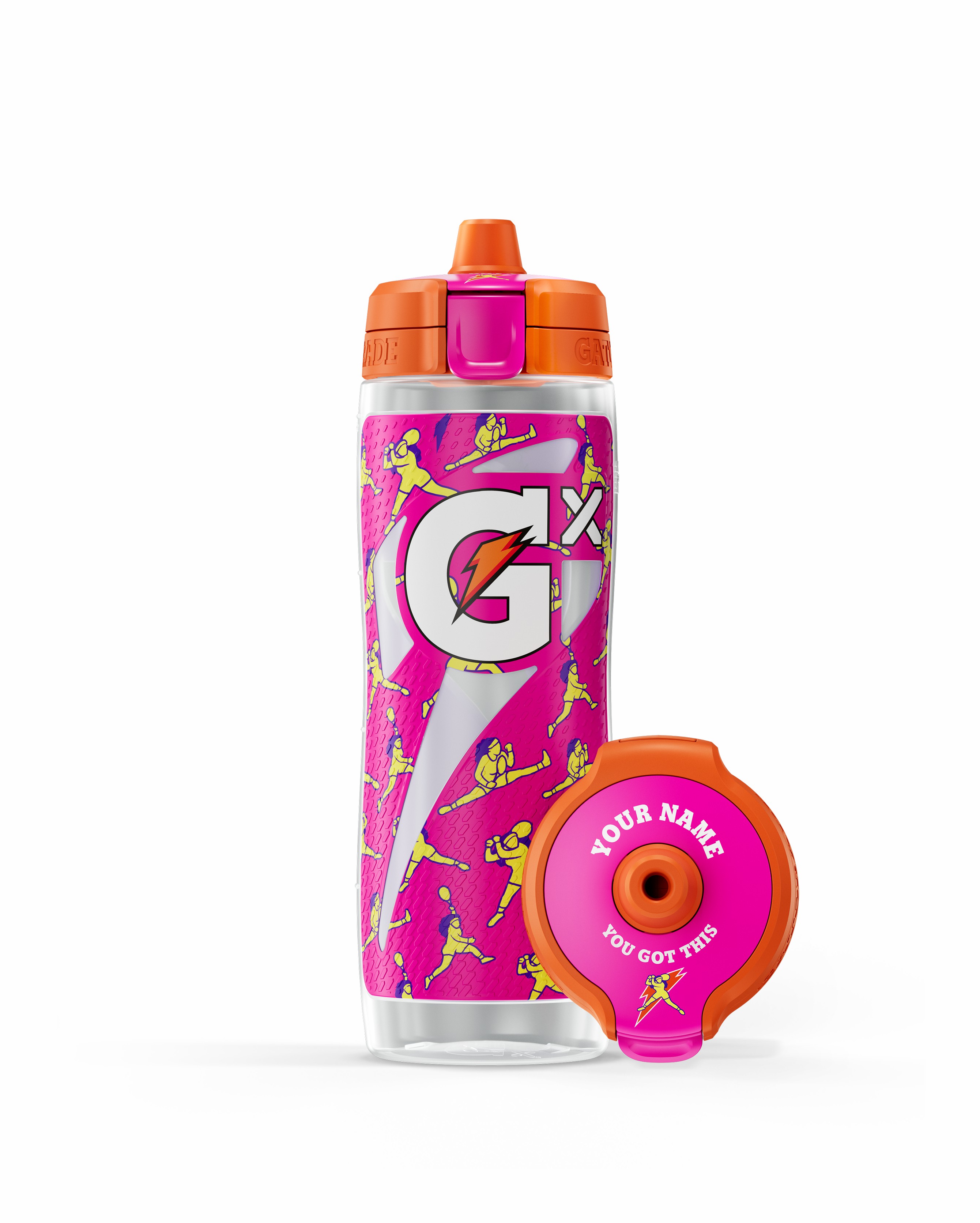 Pink Gatorade Serena Williams Gx Collaboration Bottle (30 oz) Bundle UK | GCMTWK825