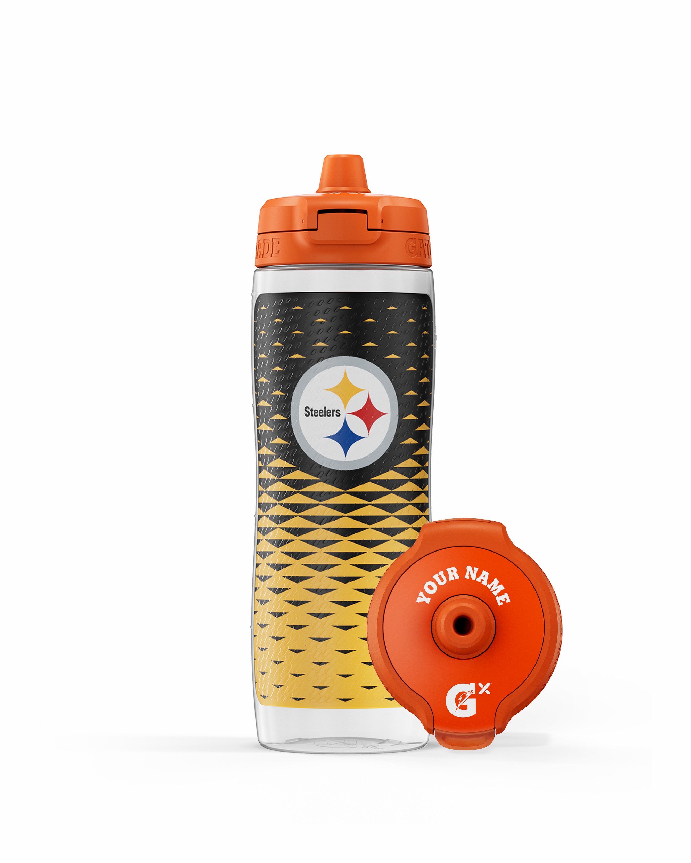 Pittsburg Steelers Gatorade NFL Gx Water Bottle (30 oz) Bundle UK | KLGRQC740