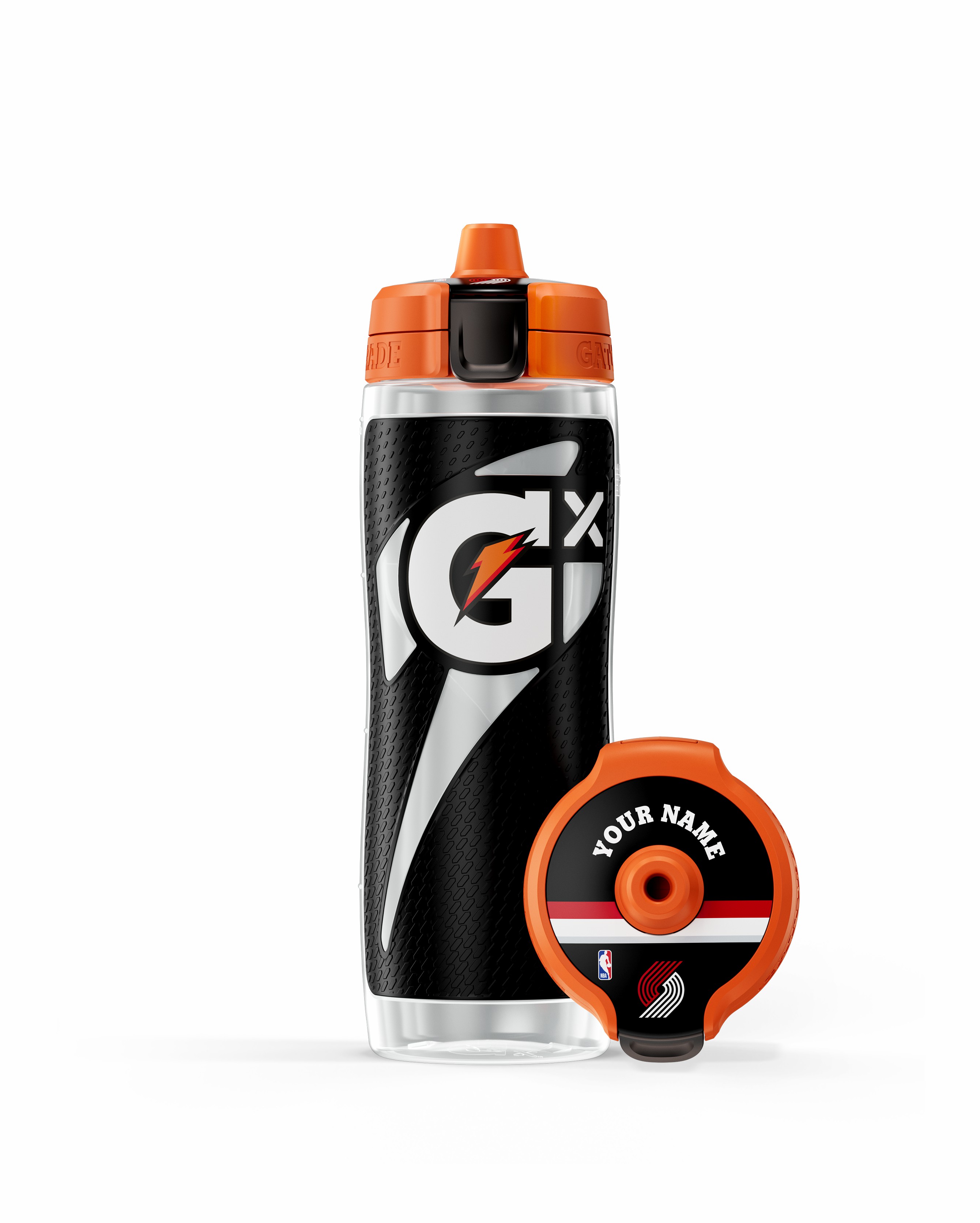 Portland Trail Blazers Gatorade Gx NBA Water Bottle (30 oz) Bundle UK | FWCGOJ952