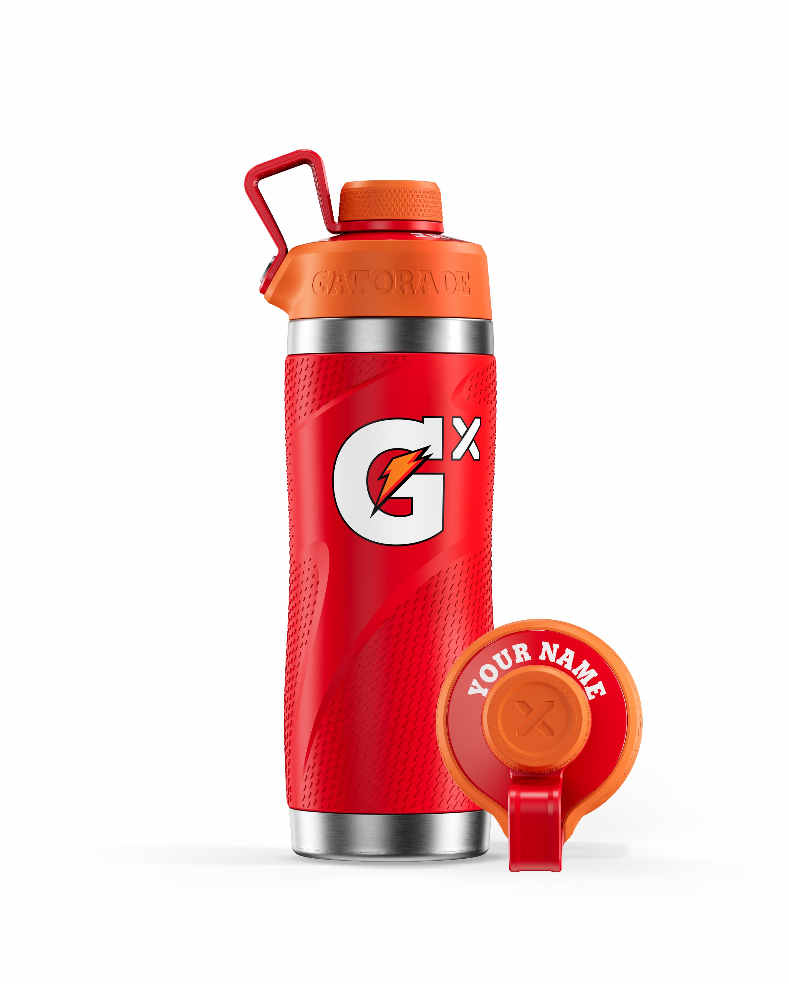 Red Gatorade Gx Stainless Steel Bottle Bundle (32 oz) UK | PLWNEK851