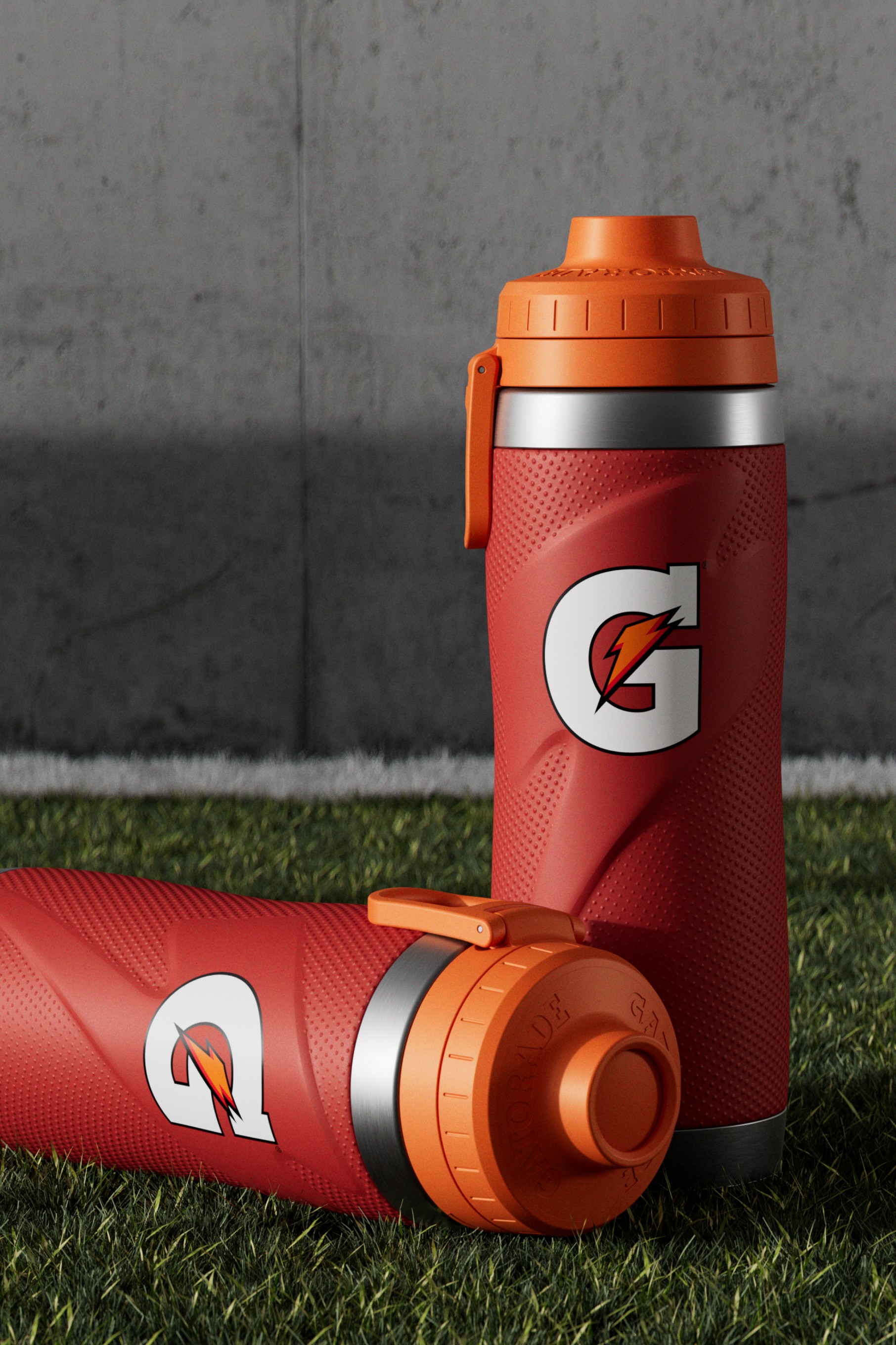 Red Gatorade Stainless Steel Water Bottle (26oz) Bundle UK | EHMJDN730