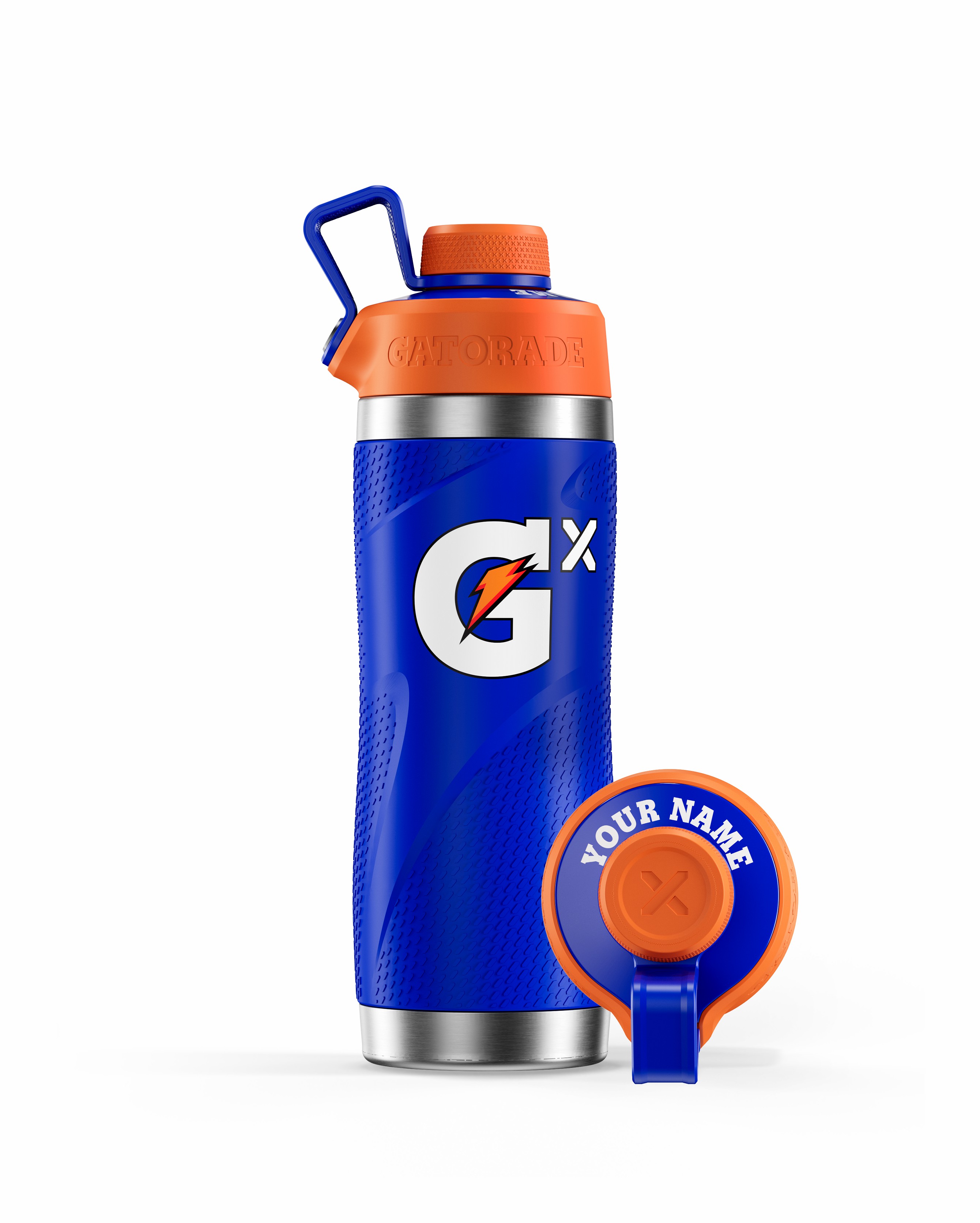 Royal Blue Gatorade Gx Stainless Steel Bottle Bundle (32 oz) UK | CBXTLR456