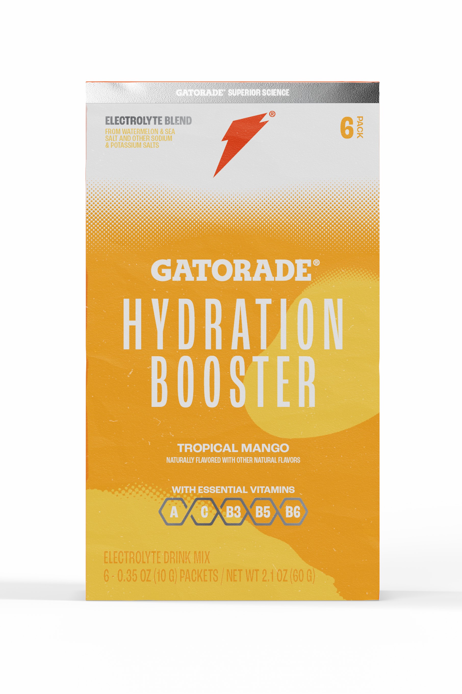 Tropical Mango Gatorade Hydration Booster Powder (18 sticks) UK | MYQRST763